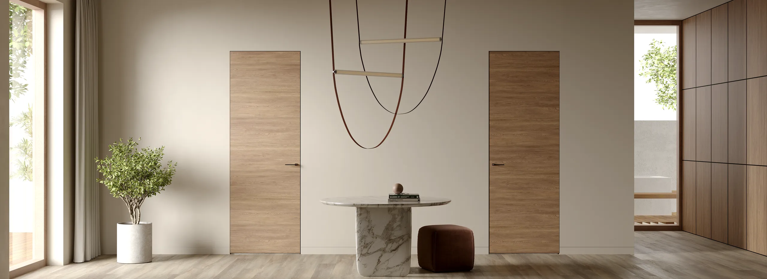 Скрытая дверь Influence Doors в интерьере